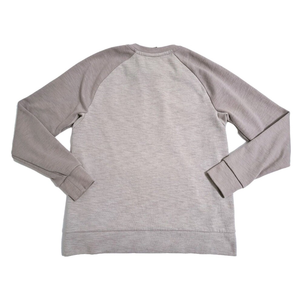 Nike Sportswear Fleece Sweatshirt Sweater Men's Small Colorblock Taupe Gray NSW - Picture 6 of 9